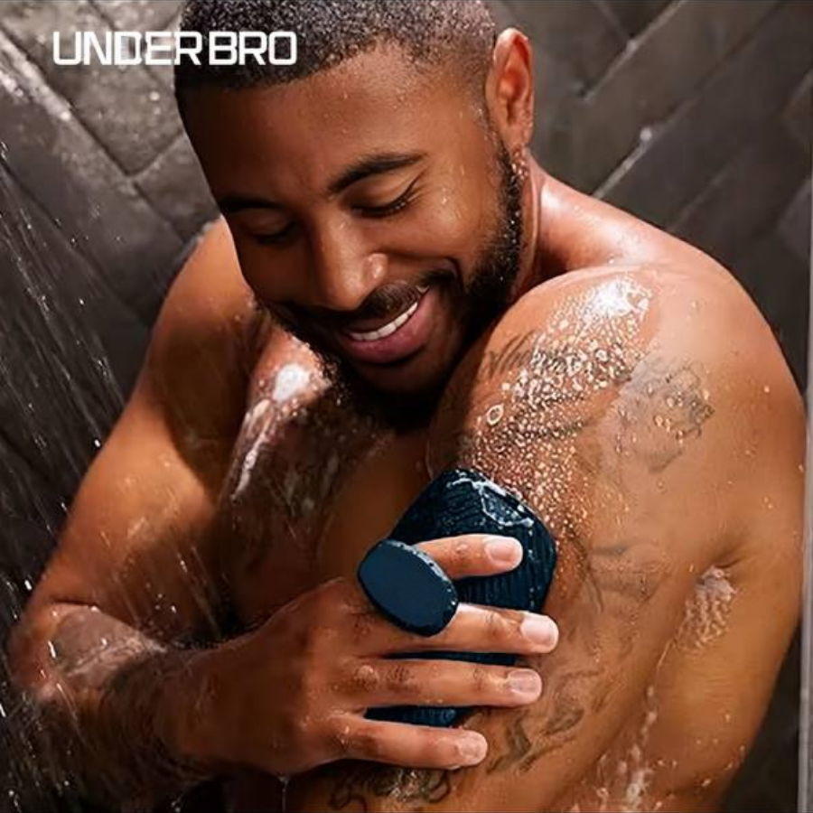 Silicone Body Exfoliating Brush – Antibacterial Shower Scrubber, Gentle Massage Cleanser for Men & Women