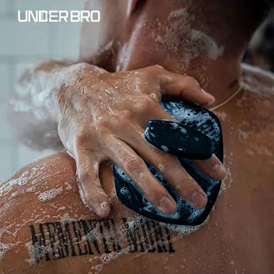 Silicone Body Exfoliating Brush – Antibacterial Shower Scrubber, Gentle Massage Cleanser for Men & Women